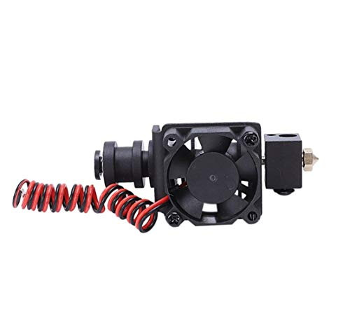 CML 3D Printer Bp6 Hotend Kit J_Head Extruder Parts 0.4Mm 1.75Mm Nozzle Replace V6 Accessories _ _12V Fan_ _Color   Black_ Size   High Temperature_