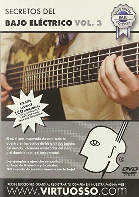 Virtuosso Electric Bass Method Vol.3 _Curso De Bajo Electrico Vol.3_ SPANISH ONLY Virtuosso Electric Bass Method Vol.3 _Curso De Bajo Electrico Vol.3_ SPANISH ONLY