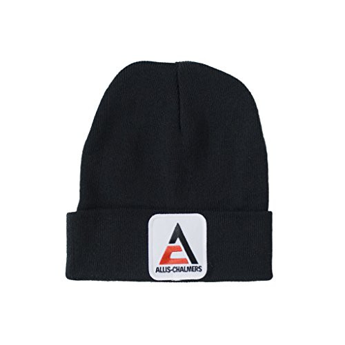 J and D Productions New Allis Chalmers Logo Knit Hat_ Black