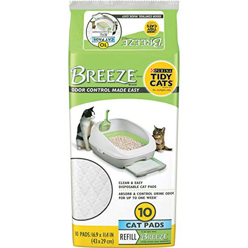 Tidy Cats BREEZE Cat Pads Refill Pack _ 10 ct. Pouch _ 2 Pouches
