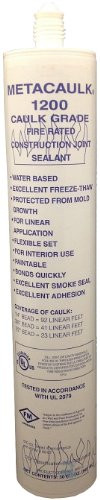Rectorseal 66015 30-Ounce Cartridge Metacaulk 1200 Caulk Grade Firestop Mastic