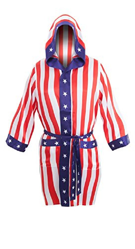 Rocky Balboa Apollo Movie Boxing American Flag robe