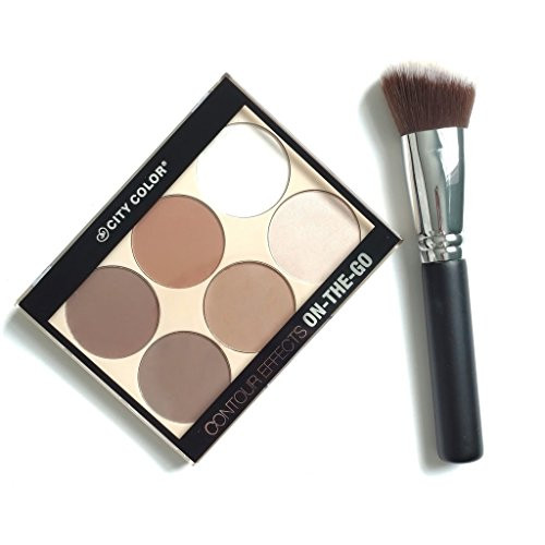City Color Contour Effects On_The_Go 6 Shades Highlighter Bronzer Powder Palette