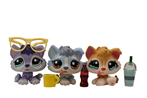TTtoy lps Husky 3pcs_ lps Baby Husky 1013 1018 1683 Tongue Out Dogs with lps Accessories Kids Gift TTtoy lps Husky 3pcs_ lps Baby Husky 1013 1018 1683 Tongue Out Dogs with lps Accessories Kids Gift