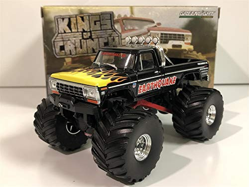 Greenlight 1 43 Kings of Crunch _ Earthquake _ 1975 Ford F_250 Monster Truck _with 66_Inch Tires_ 88022