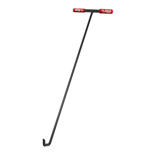 Bully Tools 99201 36 inch  Manhole Cover Hook. Steel Tstyle Handle