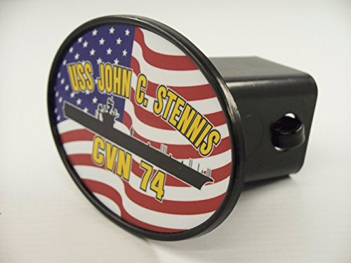 USS JOHN C STENNIS CVN 74 Hitch Cover for 2 inch  Receiver