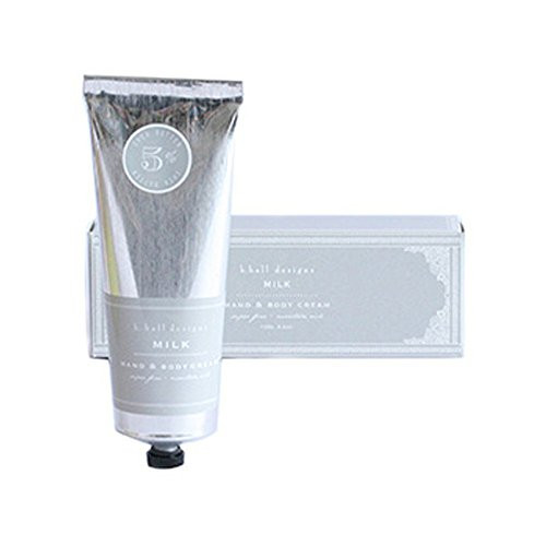 K. Hall Designs Milk Hand  and  Body Cream 3.4oz