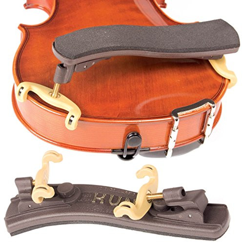Kun Collapsible Mini Brown Shoulder Rest for 1 16_1 4 Violin