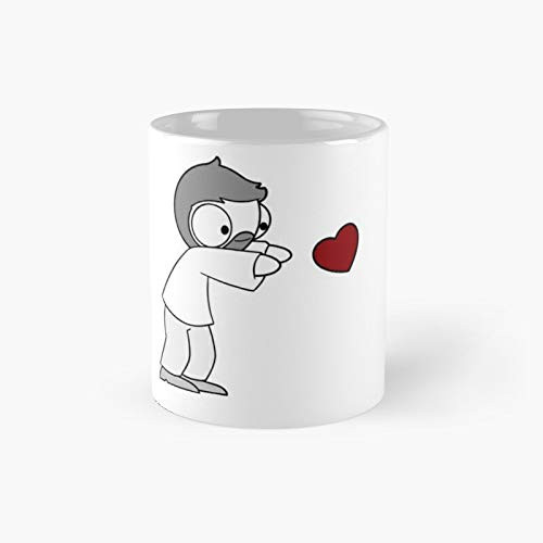 J_ohn Hearts Classic Mug _ Best Gift Funny Coffee Mugs 11 Oz
