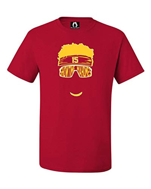 Squatch King Threads YS 6_8 Red Youth Showtime Mahomes T_Shirt
