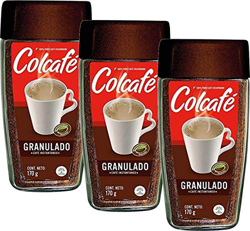 Colcafe Instant Coffee. 3.oz. Pack of 3