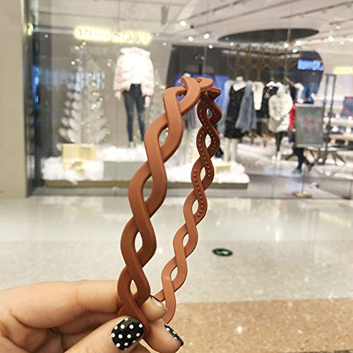 Snake Winding Hairband Matte Solid Color Headband Bezel Turban Women Lady Girls Hair Accessories Head Hoop_G Snake Winding Hairband Matte Solid Color Headband Bezel Turban Women Lady Girls Hair Accessories Head Hoop_G