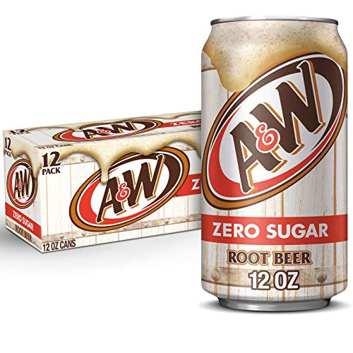 Diet A and W Root Beer_ 12 fl oz _pack of 12_