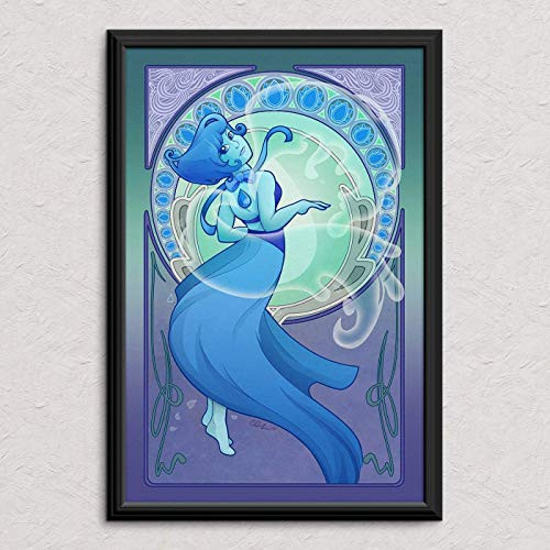 Lapis Lazuli _ Crystal Gems _ Steven Universe _ Nouveau _ Original Art Poster Print