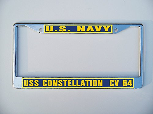 C  and  K Distributing USS Constellation CV 64 License Plate Frame