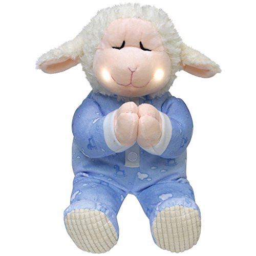 Cuddle Barn Animated Plush Little Lamb Pray with Me Pals Collection - Nate the Lamb (CB4787)