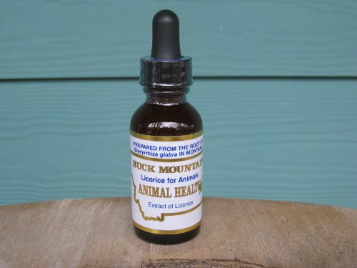 Buck Mountain Licorice Tincture for Animals_ 1ounce by Carols Pet Cafe and Beyond