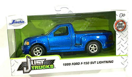 DieCast Jada Just Trucks 1999 Ford F_150 SVT Lightning _Blue_ 1 32 Scale