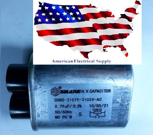 New Microwave Oven H.V. High Voltage Capacitor Model  CH85_21079 2100VAC 0_79uF