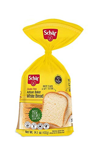 Schar Artisan Baker White Bread Loaf_ Gluten_Free_ 14.1 Ounce Loaf _Pack of 2_