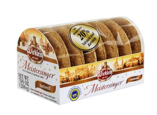 Wicklein Meistersinger Plain _Naturell_ Lebkuchen _ 200g 7.0 oz.