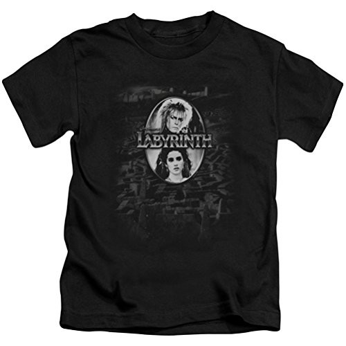 A and E Designs Kids Labyrinth Maze Shirt_ Black_ Small _4_