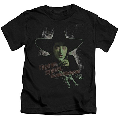 A and E Designs Kids The Wizard of Oz The Wicked Witch of The West Shirt_ Black_ Small _4_