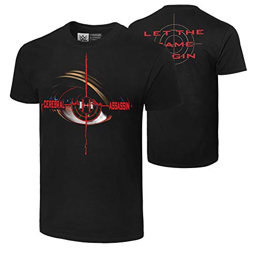 WWE Authentic Wear Triple H Cerebral Assassin Retro T_Shirt Multi Medium