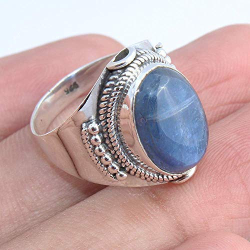 Natural Kyanite 925 Sterling Silver Ring Handmade Jewelry Natural Kyanite 925 Sterling Silver Ring Handmade Jewelry