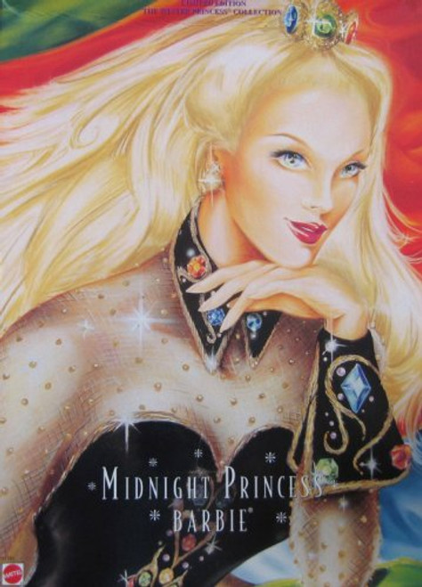 Barbie Midnight Princess Doll - Limited Edition The Winter Princess Collection - 1997 Mattel Barbie Midnight Princess Doll - Limited Edition The Winter Princess Collection - 1997 Mattel