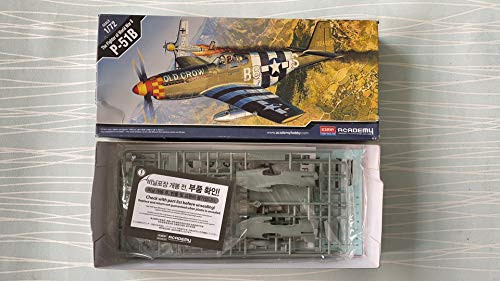 Academy 12464 1 72 The Fighter of World War II P_51B Mustang Plastic Model Kit Academy 12464 1 72 The Fighter of World War II P_51B Mustang Plastic Model Kit