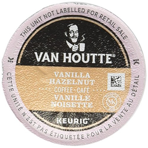 48 Count - Van Houtte Vanilla Hazelnut Flavored Coffee K Cup For Keurig K-Cup Brewers