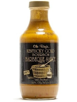 Ole Ray's Kentucky Gold Bourbon Barbecue Sauce _2 Pack of 16 Oz. Bottles_