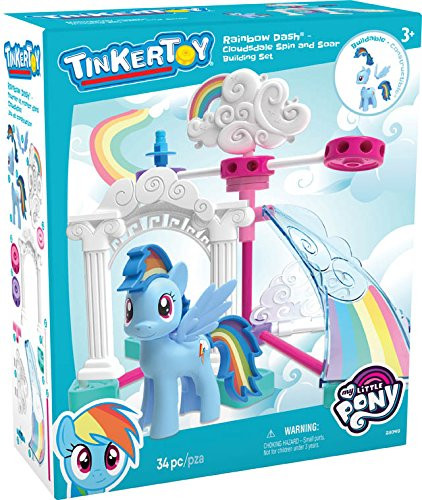 K'NEX My Little Pony Rainbow Dash & Clouds Dale Building Set (34 Piece)