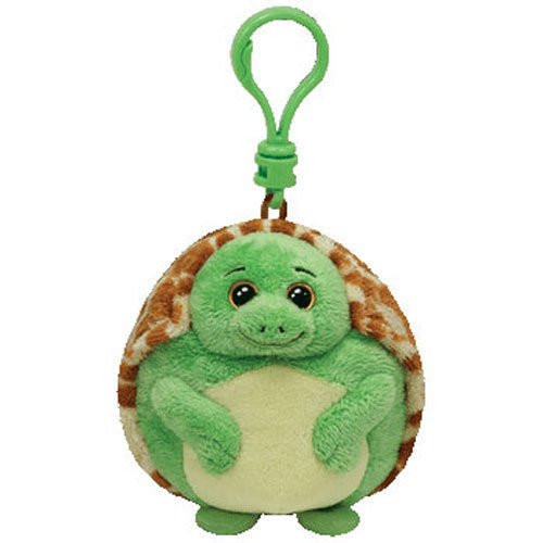 TY Beanie Baby Ballz _ ZOOM the Turtle _Plastic Key Clip _ 2.5 inch_ _ MWMTs New  G fbhre_h4 8rdsf_tg1380207