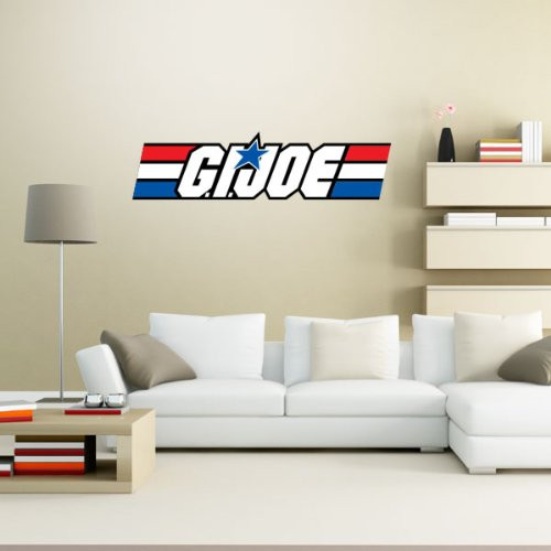 G.I. Joe Real American Hero Wall Graphic Decal Sticker 28 inch  x 7 inch