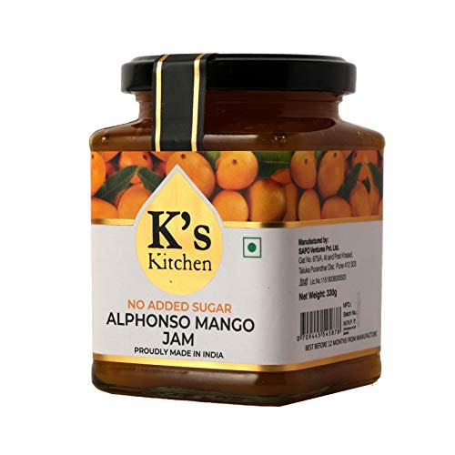 Alphonso Mango Fruit Conserve Jam 330 gm_11.64 Oz_