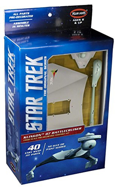 Polar Lights 1:1000 Scale Klingon D7 Battle Cruiser Snap Kit