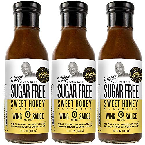G Hughes Sugar Fee Sweet Honey Wing Sauce _3 Pack_
