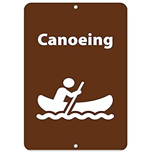 Canoeing Activity Sign Park Signs Park Guide A_B_C Aluminum Sign