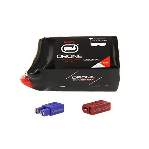 Venom 75C 4S 850mAh 14.8V Drone Racing LiPo with Universal 2.0 Plug (XT60/Deans/EC3)