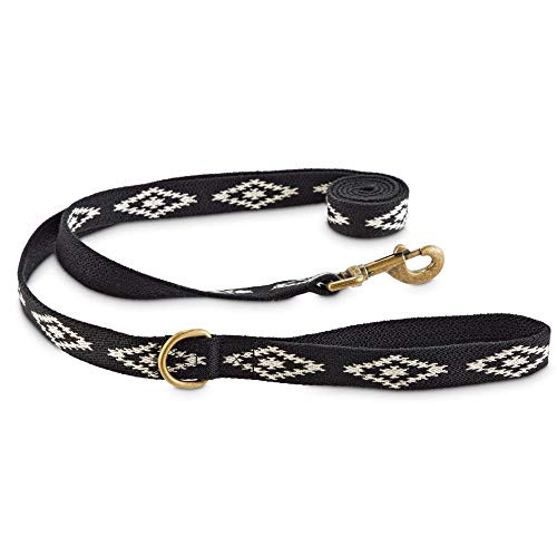Good2Go Black Aztec Dog Leash_ 6 ft._ One Size Fits All