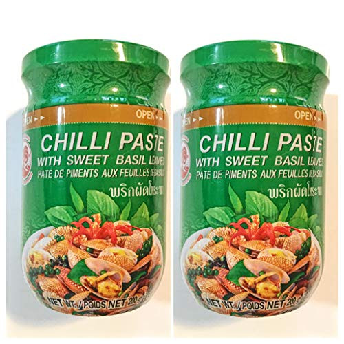 Cock Brand Chilli Paste With Sweet Basil Leaves 7 Oz_2 Pack_????????