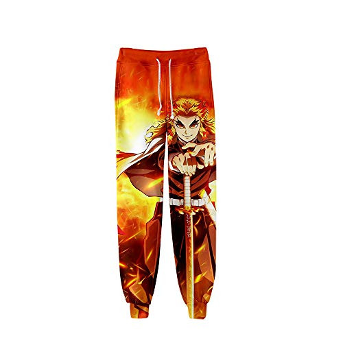 New 3D Anime Demon Slayer Sweatpants Tanjiro Nezuko Giyuu Zenitsu Cosplay Hoodie Pants Joggers Trousers for Men Fans _P_XL_