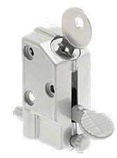 C.R. LAURENCE S4046 CRL Aluminum Keyed Step_On Door Lock