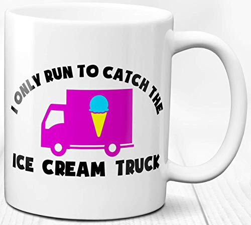 Ice Cream Truck Mug Funny Ice Cream Lover 11 oz Ceramic Tea Coffe Cup Decor