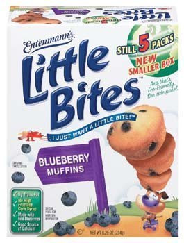 Entenmann's Little Bites 5 ct Blueberry Muffins 8.25 oz _Pack of 6_