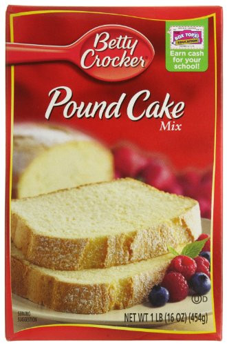 Betty Crocker Pound Cake Mix 16oz Box _Pack of 6_