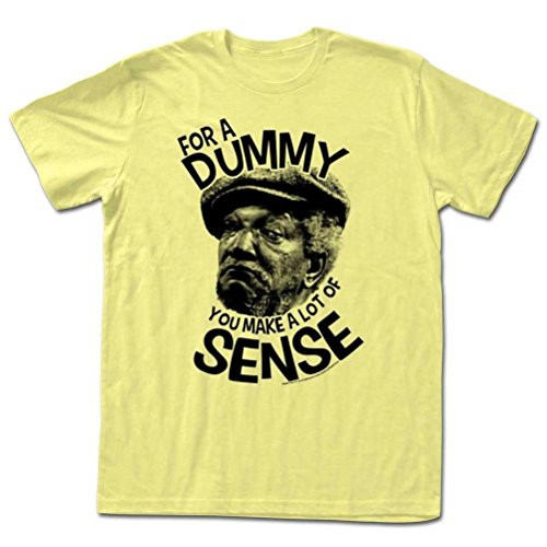 A and E Designs Redd Foxx Sense T_Shirt_ Yellow_ XL
